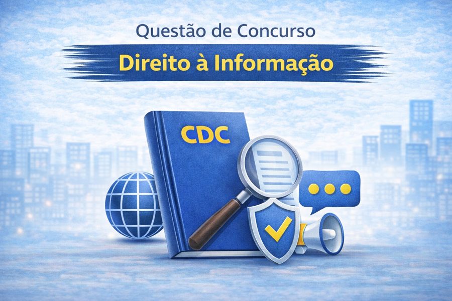 Questão de Concurso. Direito à Informação. Ministério Público.