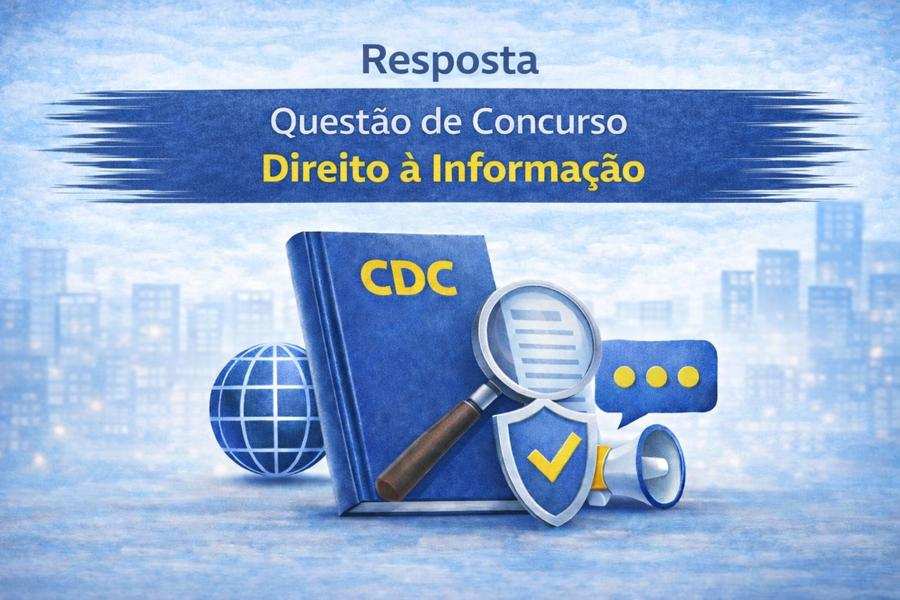 Resposta da Questão de Concurso para Promotor de Justiça. Direito à Informação.