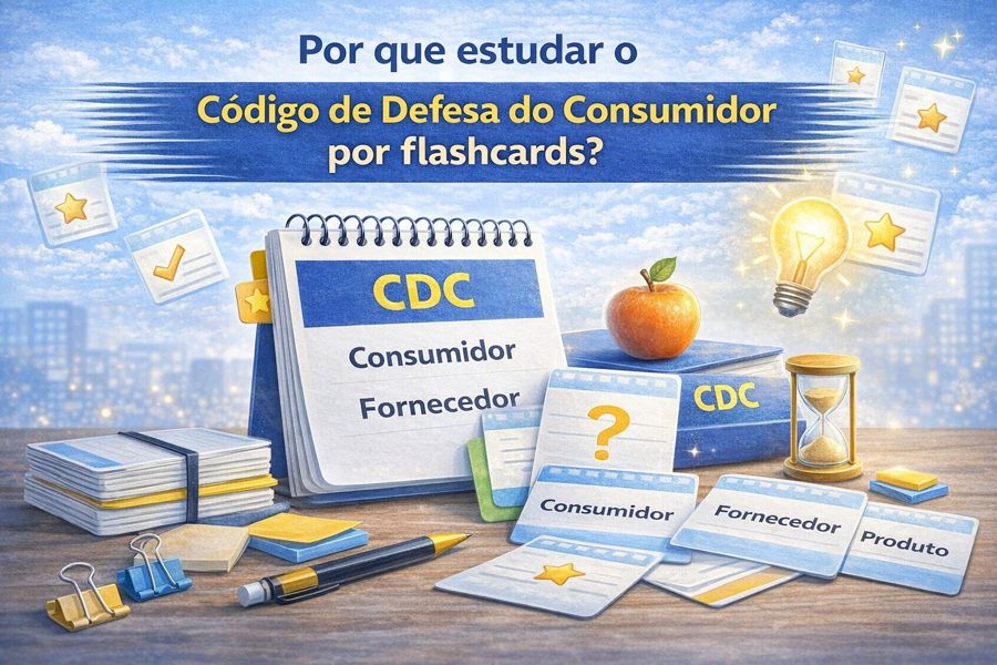 Por que estudar o Código de Defesa do Consumidor por flashcards?